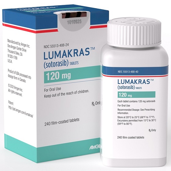 新药|Lumakras(Sotorasib)美国获批治疗KRAS-G12C突变非小细胞肺癌(NSCLC)