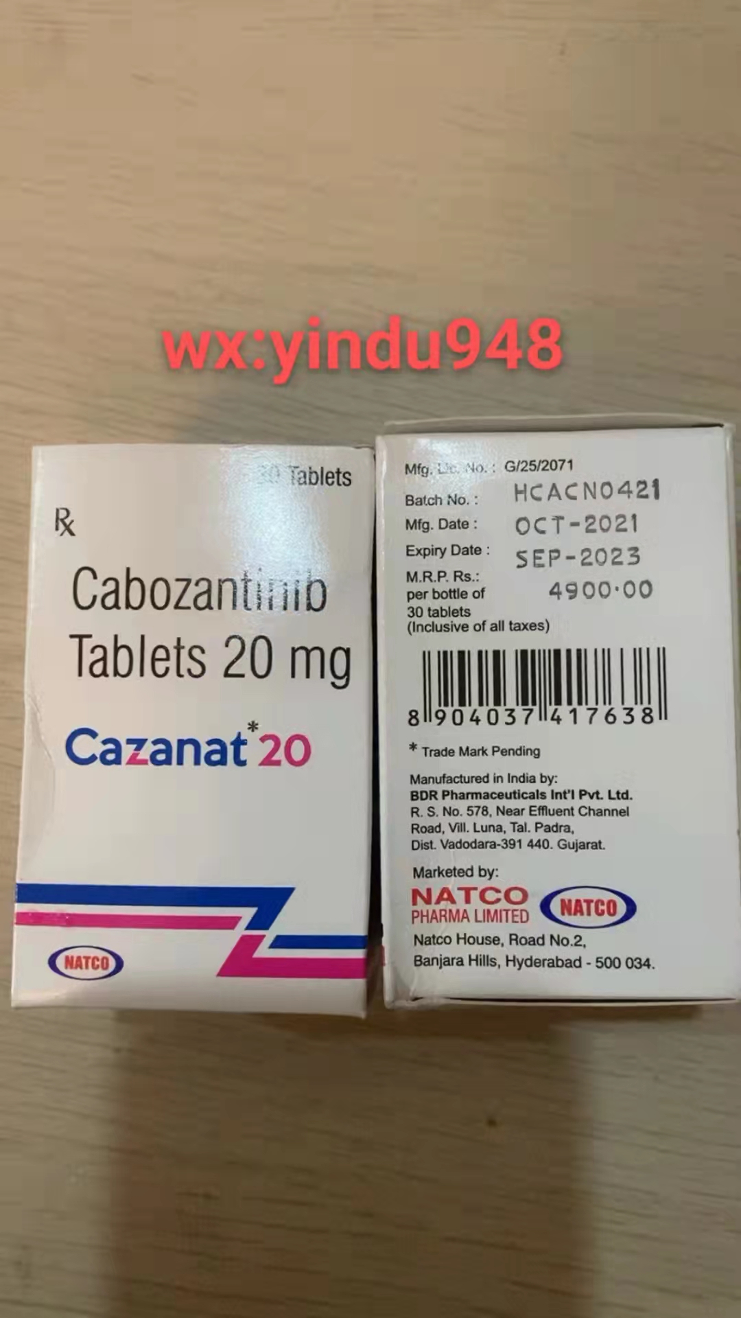 卡博替尼Cabometyx适应症,cabozantinib卡博替尼效果，CABOZANIX仿制药