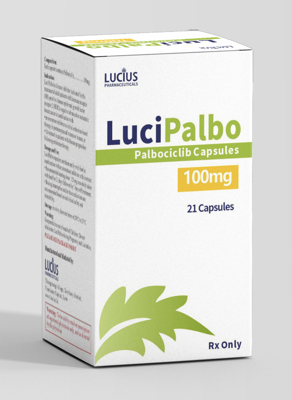 卢修斯lucius帕博西尼100Mg(lucipalbo)palbociclib适应症和用法用量